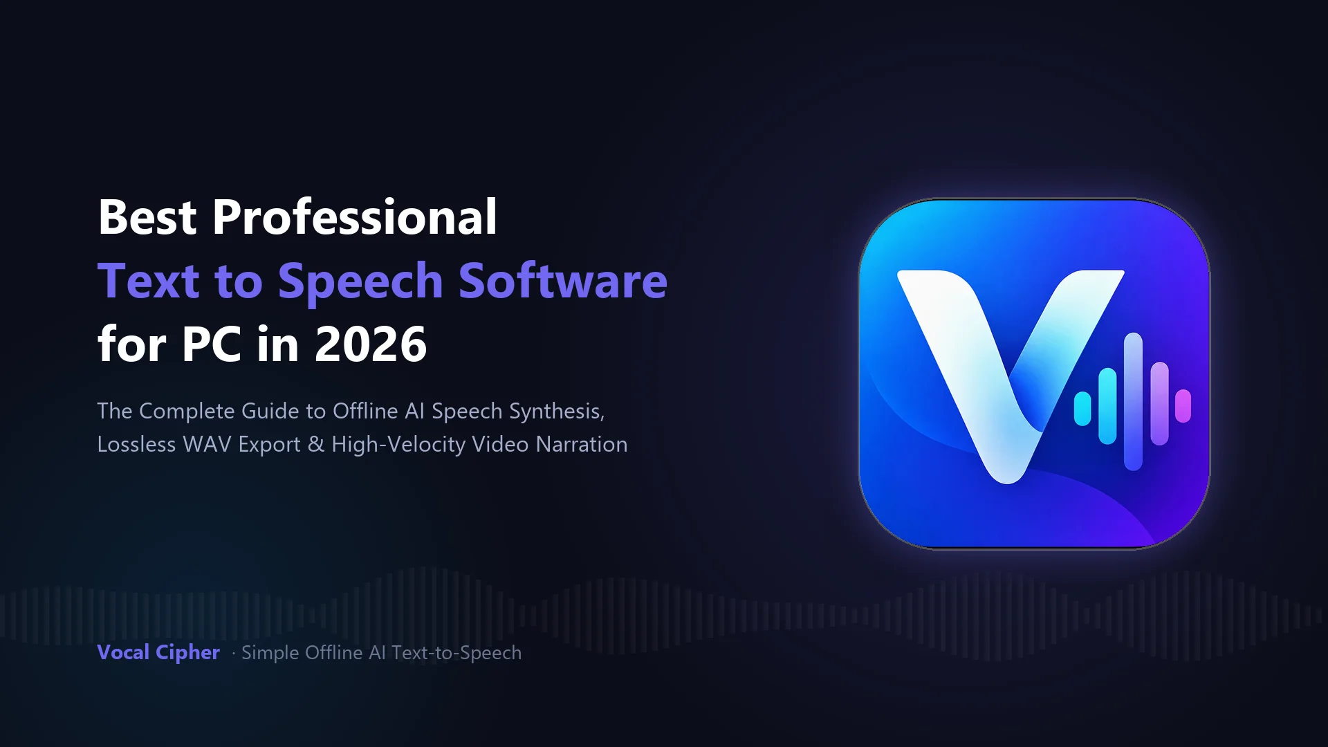 Best Professional Text to Speech Software for PC in 2026: The Complete Desktop TTS Guide