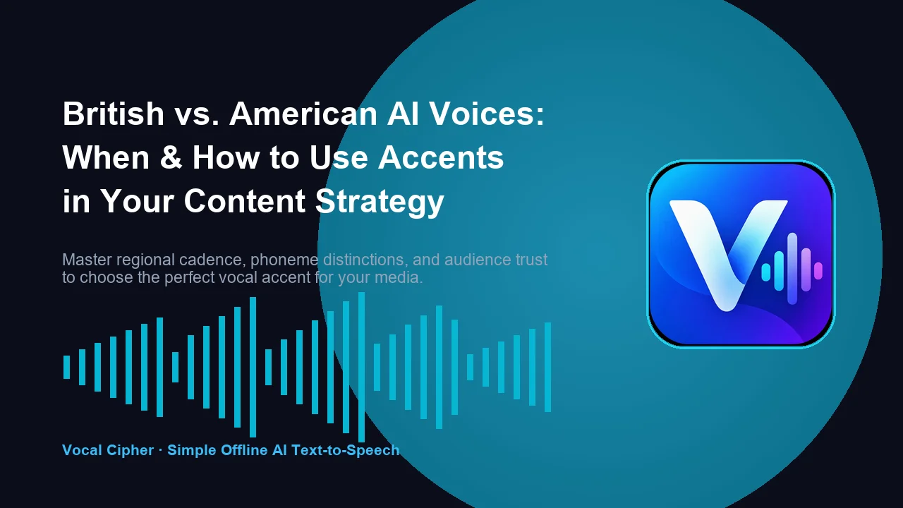 British vs. American AI Voices: When and How to Use Accents in Your Content