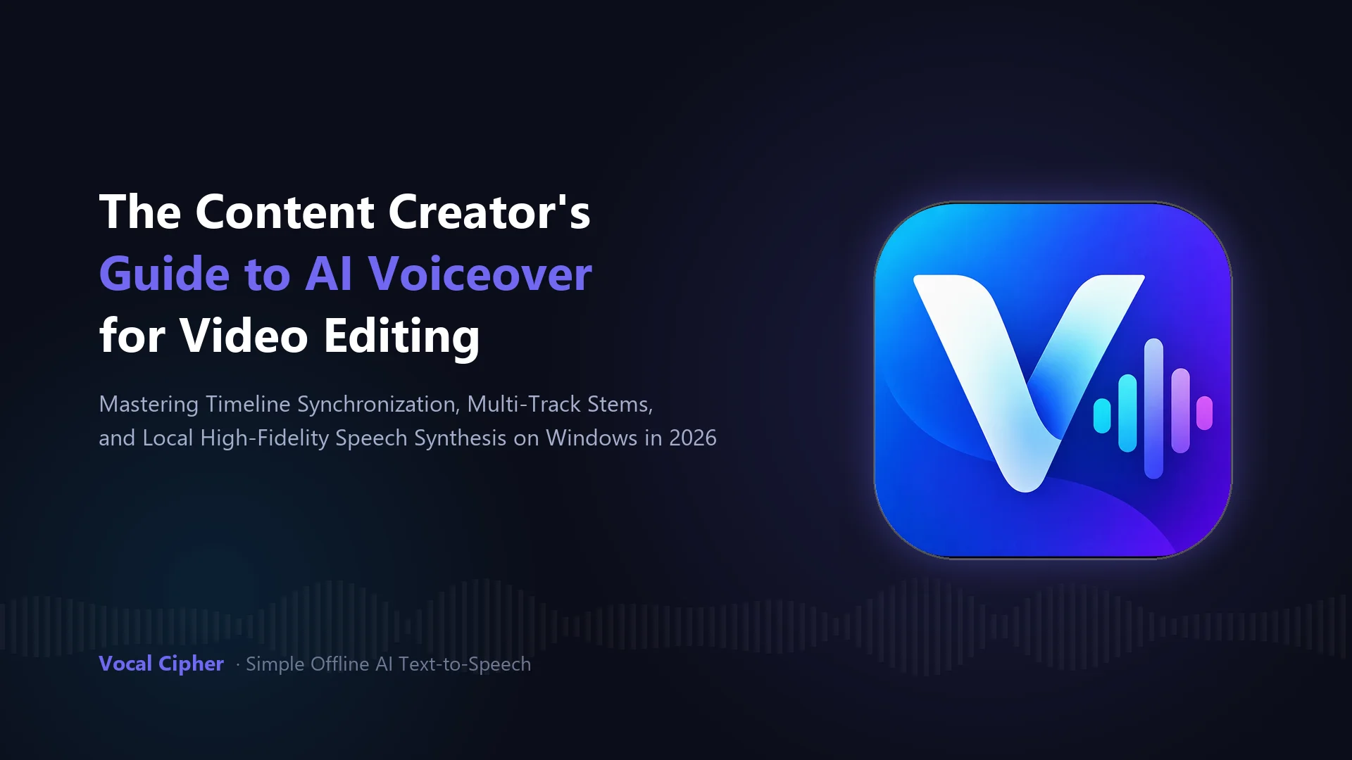 The Content Creator's Guide to AI Voiceover for Video Editing